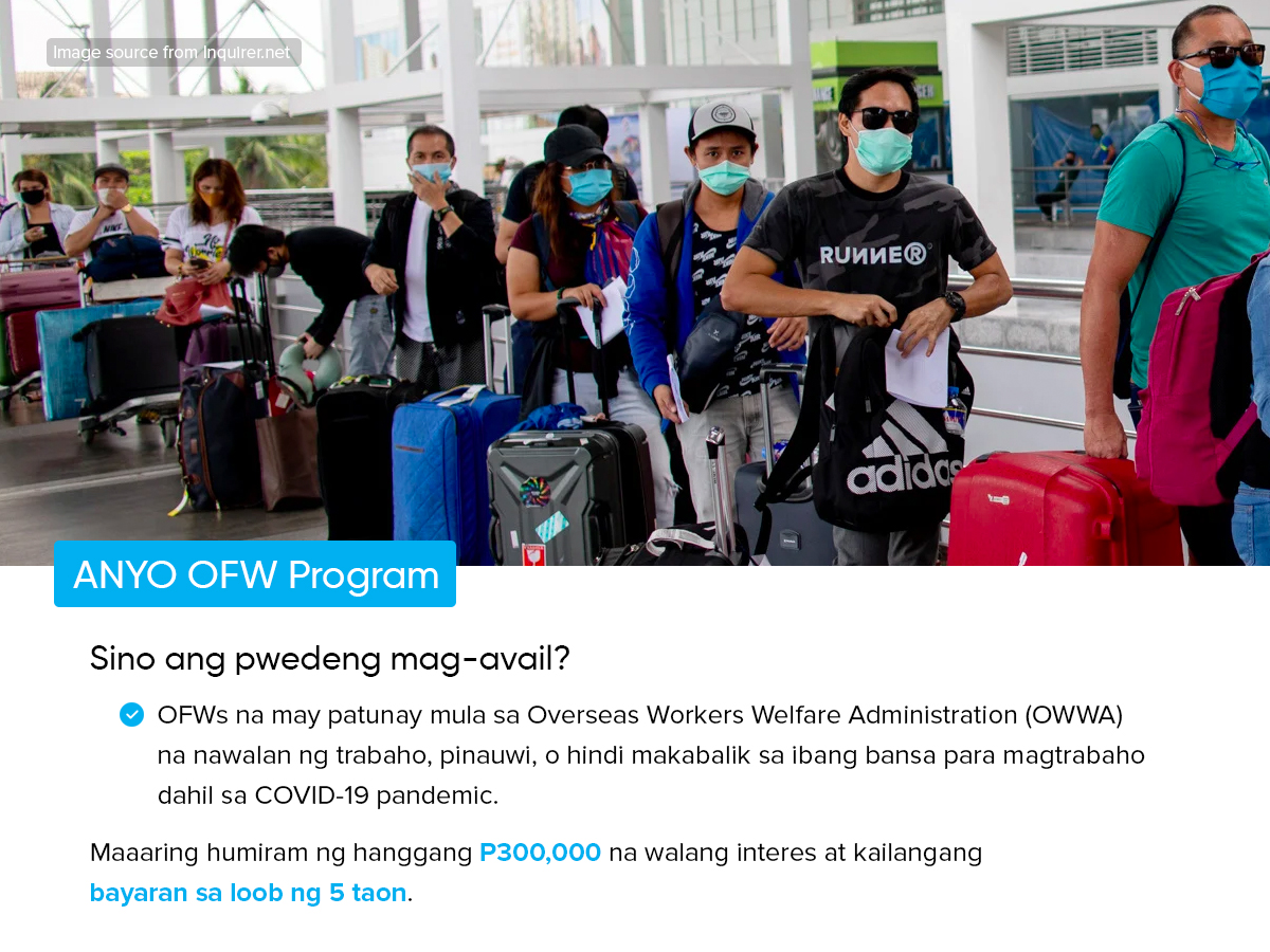 How to Apply for ANYO OFW Program